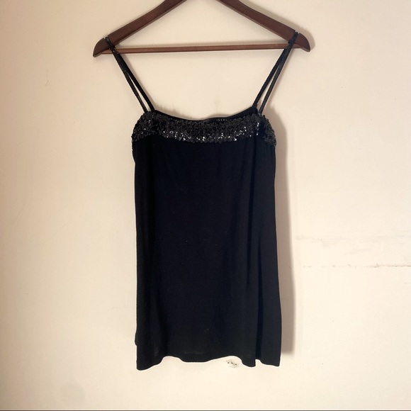 Soft and sequined black top - Picture 3 of 4